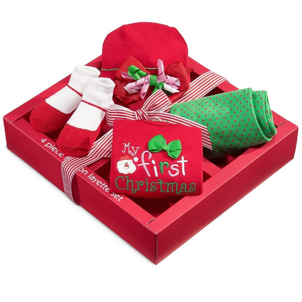 First Christmas Gift Box for Girls 6 or 12 Months